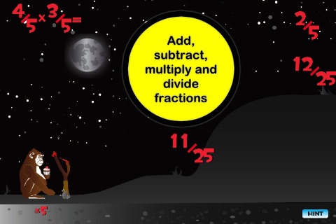 Fraction Monkey - Math Game for Kids screenshot 3