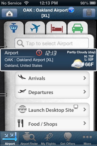 Oakland Airport (OAK) + Flight Tracker radar screenshot 3
