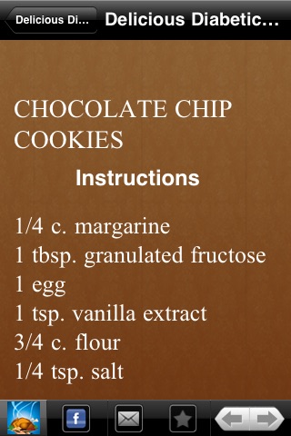 Delicious Diabetic Recipes. screenshot 3