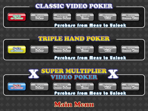 Mojo Video Poker HD screenshot 4