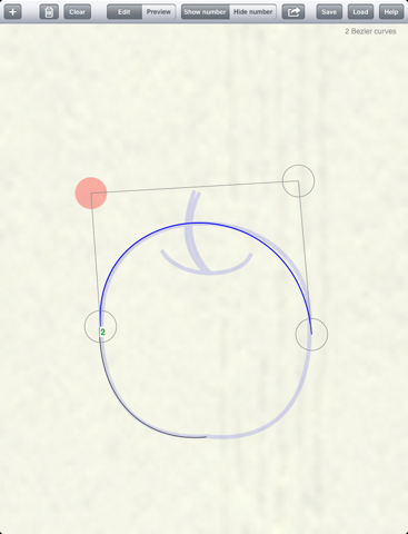 BezierDraw screenshot 3