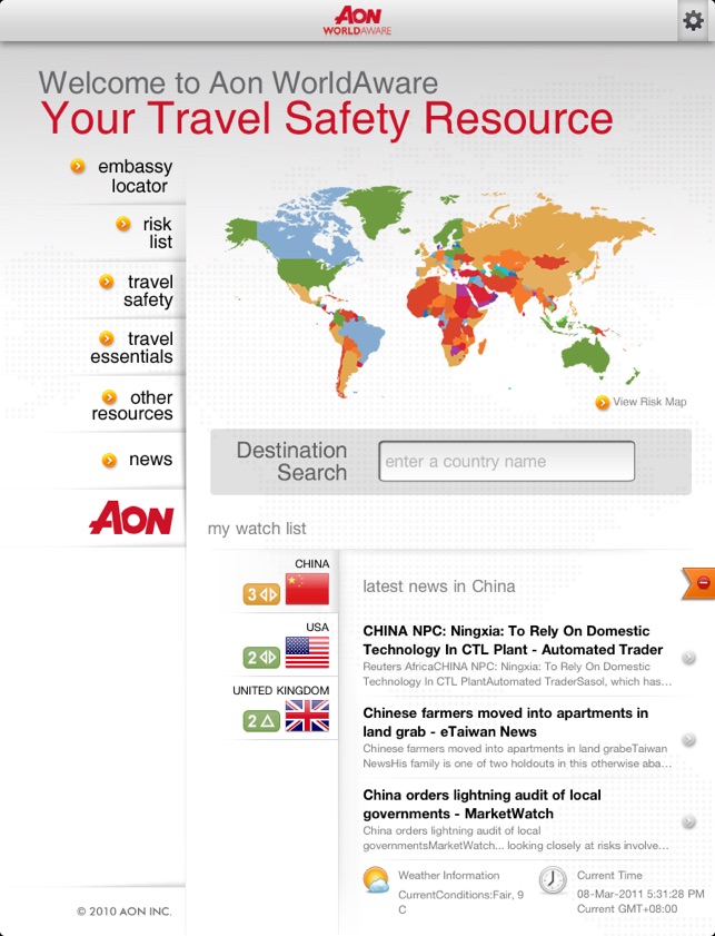 Aon WorldAware HD - Enterprise Version