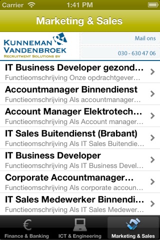 Kunneman & Vandenbroek Vacature App screenshot 3