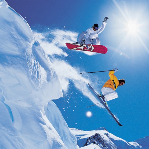 Best ski resorts of the world HD icon