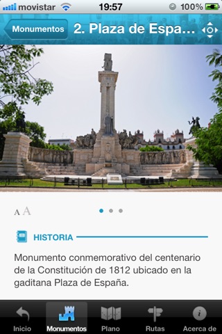 Guía de Cádiz, Bicentenario Constitución 1812-2012 screenshot 3
