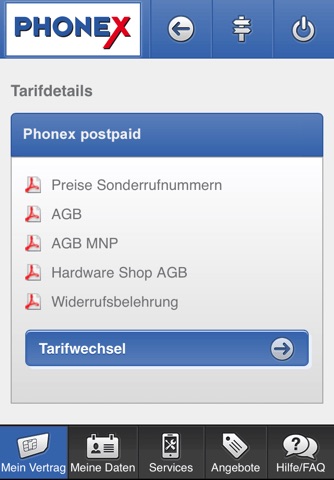 Phonex Servicewelt screenshot 3