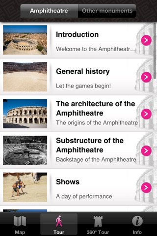 Amphitheatre of Nîmes, Maison Carrée, Tour Magne: official application screenshot 4