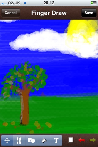 Finger Draw - Painting & Drawing with your finger! screenshot 2