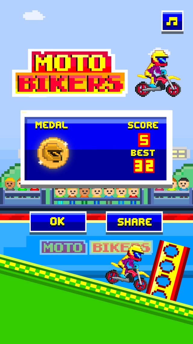 MOTO BIKERS - PLAY PIXEL 8-BIT BIKE RACING GAMES FOR FREE 1.1 IOS