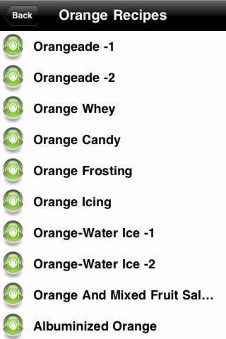 Orange Recipes** screenshot 4