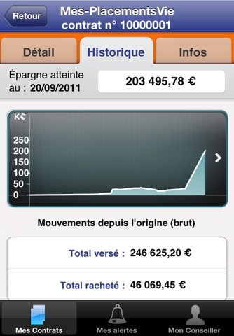 Mes PlacementsVie screenshot 2