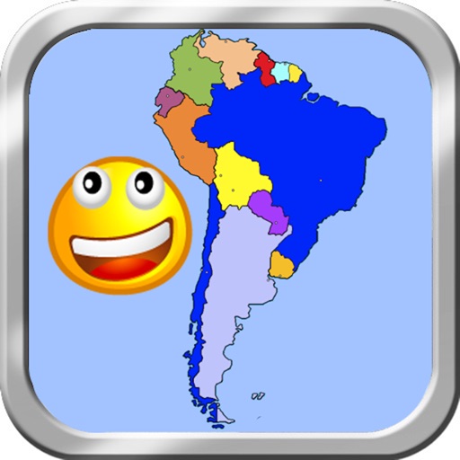 South America Puzzle Map iOS App