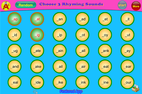 ABC Phonics Rhyming Words Lite - For Preschool, Kindergarten, First Grade screenshot 2
