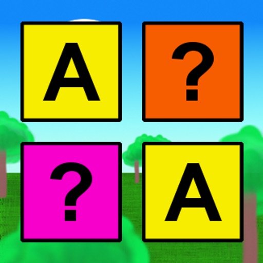 Play and Learn English letters - kids, babies and toddlers learning alphabets with flashcards memory matching game with random nice colors iOS App