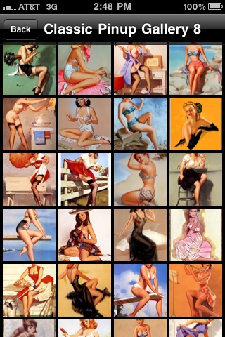 Vintage Pinup Girls and Classic Retro Pinup Art screenshot 3