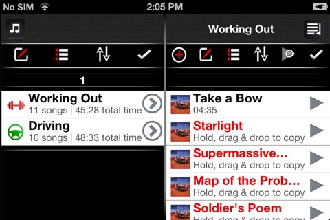Playlist-Creator PRO: The Ultimate Running, Driving, Workout, Dance, Party, and Relaxing Music Organizer! screenshot 3
