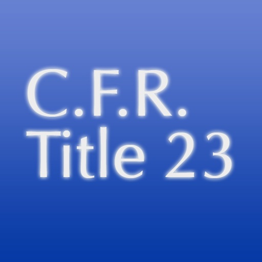 C.F.R. Title 23: Highways icon