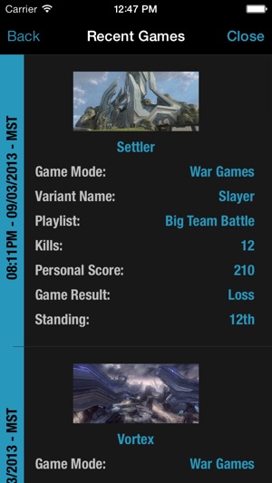 Infinity: Stat Tracker for Halo 4(圖5)-速報App