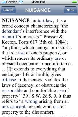 Barron's Law Dictionary - A Useful Dictionary of legal terms for attorneys, students and paralegals screenshot 3