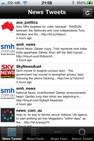 News Tweets screenshot 3