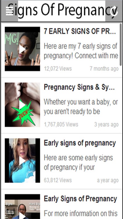 Signs Of Pregnancy