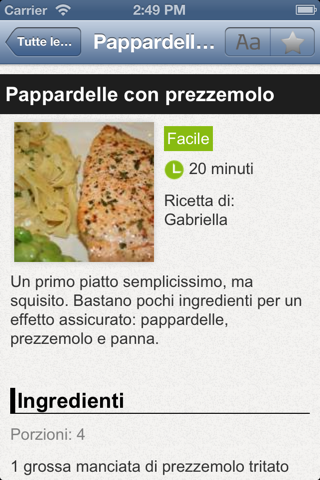cucina Italia - Tutte le ricette per la community italiana di appassionati di cucina screenshot 2
