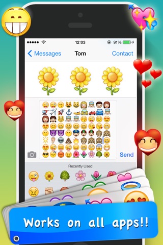 Emoji Emoticons for iOS 7 screenshot 2