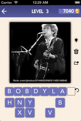 Guess Music Artists & Bands - Picture Puzzle Quiz Game screenshot 3