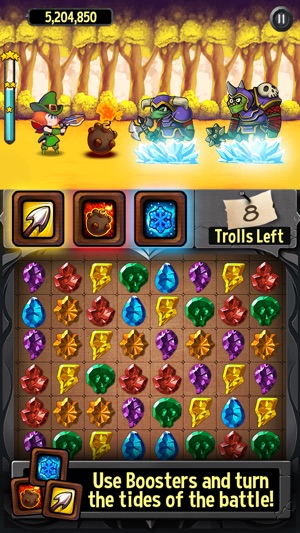 Magic Match vs. Troll Blitz Puzzle Battle(圖3)-速報App