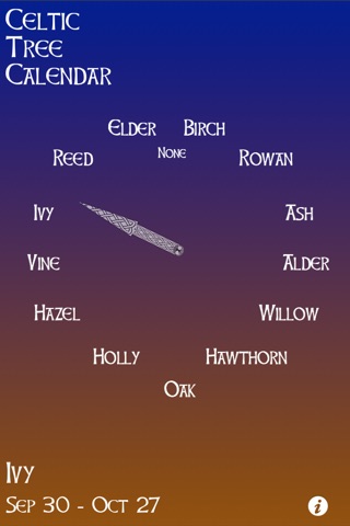 Celtic Tree Calendar screenshot 2