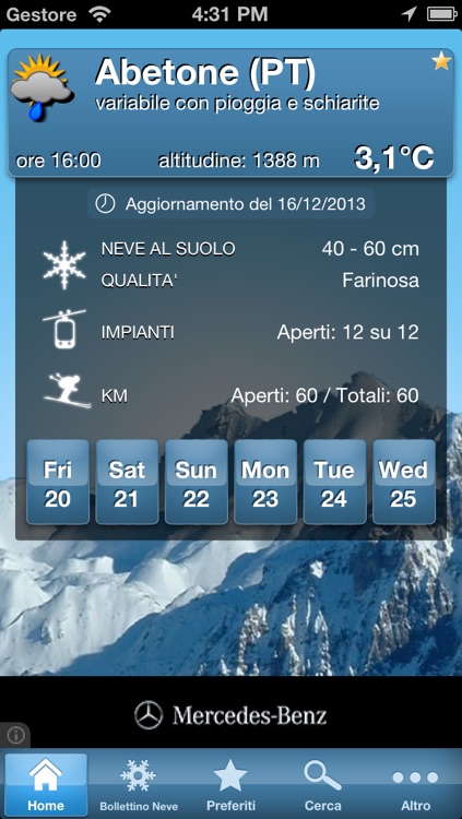 Meteo Neve