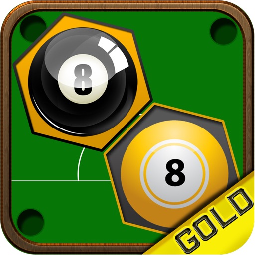 Billiard Pool balls Jewel Match - Gold Edition icon