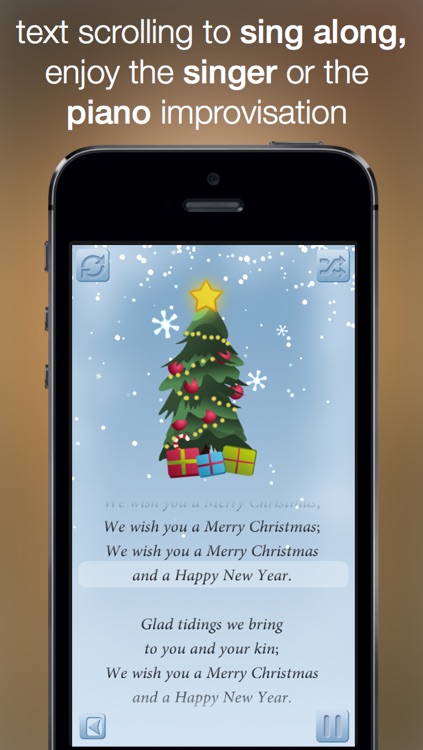 Christmas Music - studio recorded songs to sing along and karaoke