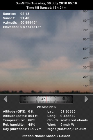 SunGPS screenshot 4