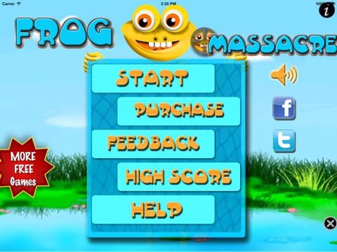 Frog Massacre HD screenshot 2