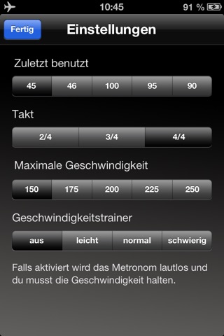 Metronome - Tempo Trainer screenshot 2