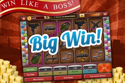 Mafia Slots - Vegas Style Slot Machine Fit for a Boss screenshot 2