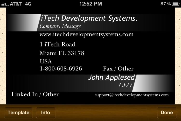 BizCard - Sharing and Virtual Business Card Holder