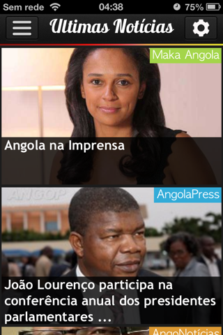 iAngola - Notícias de Angola screenshot 2
