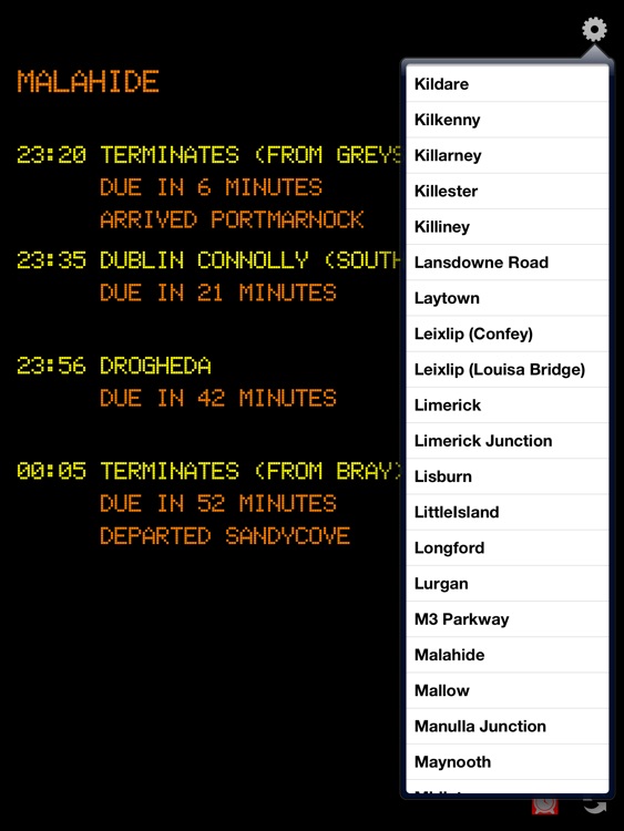 Irish Real Time Rail HD