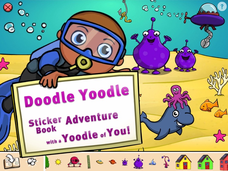 Sticker Doodle Yoodle - Kids Create their own Doodles with a Book of Fun and Silly Stickers