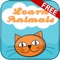 'Learn Animals for Kids FREE' is an educational application for the youngest users