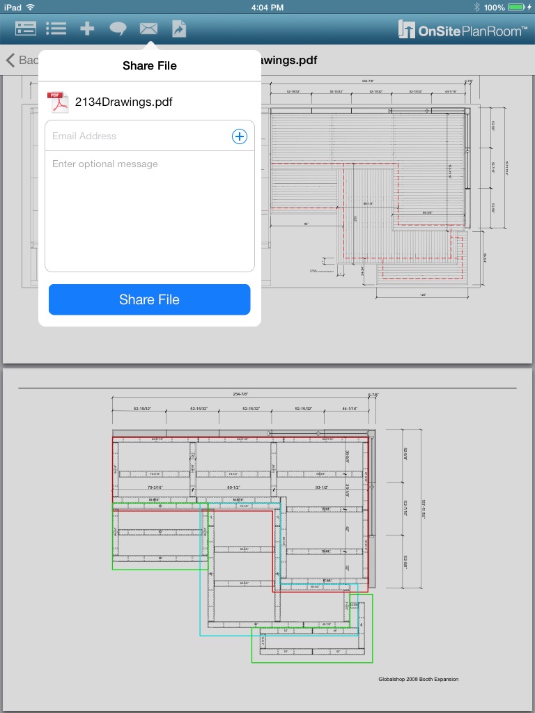 OnSite PlanRoom for iPad screenshot 2