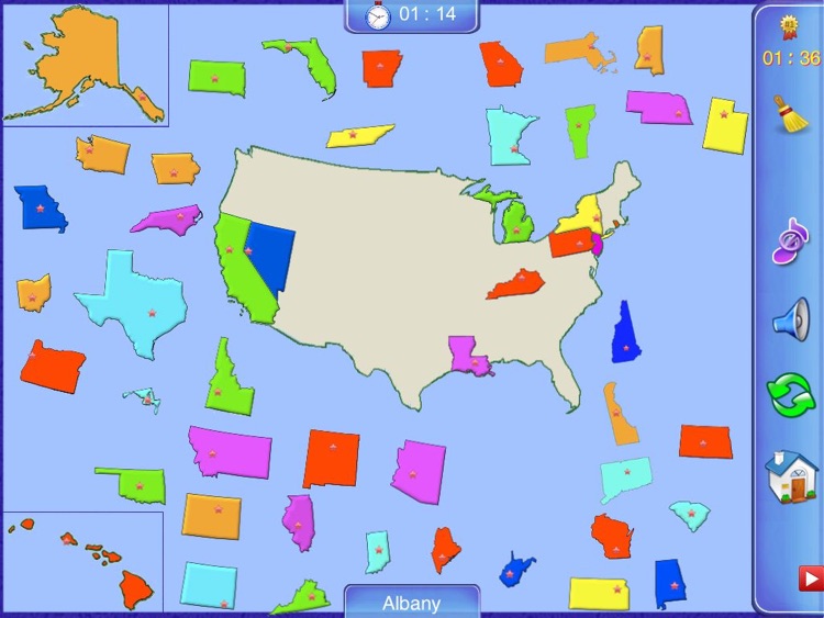 United States Puzzle Map