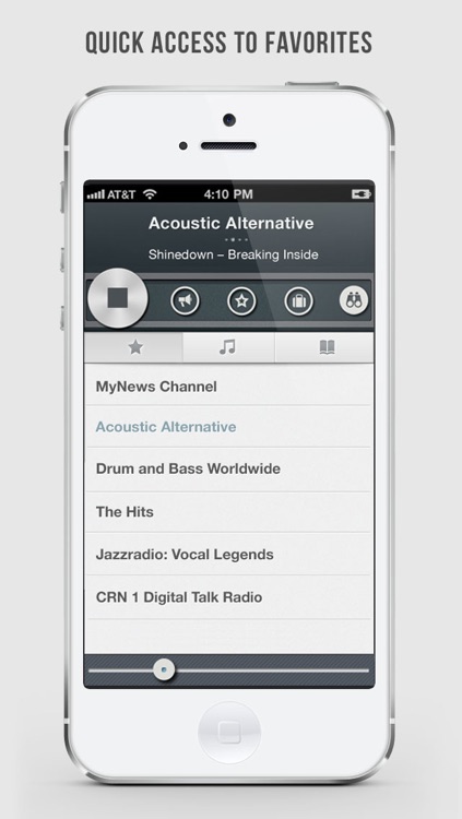 OneTuner Pro Radio Player for iPhone, iPad, iPod Touch - tunein to 65 genre stream!