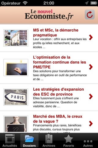 Le nouvel Économiste screenshot 2