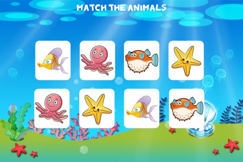 Marine Animals Toddler Preschool - Educational Fish Games for Kids screenshot 4