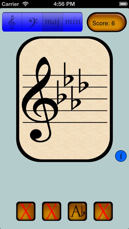 Music Note and Key Signature Flashcards