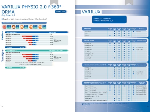 Essilor Produktkatalog screenshot 3