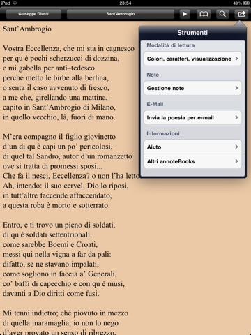 Risorgimento: Inni e poesie per iPad screenshot 4